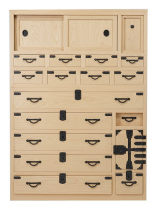 桐タンス 洗い替えイメージ