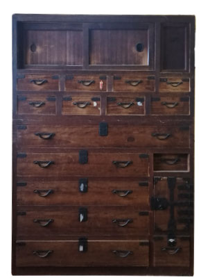 桐たんす 洗い替え前